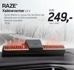 Thansen RAZE Kabinevarmer 12 V tilbud