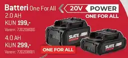 Thansen Batteri One For All 20V POWER tilbud