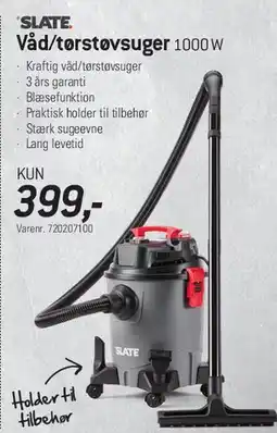 Thansen SLATE Våd/tørstøvsuger 1000W tilbud