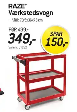 Thansen RAZE Værkstedsvogn tilbud