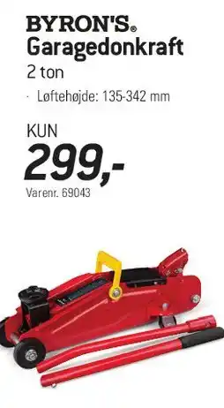 Thansen BRYONS Garagedonkraft tilbud