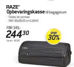 Thansen RAZE Opbevaringskasse til bagagerum tilbud