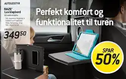 Thansen RAZE Lux klapbord til nakkestøtte tilbud