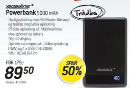 Thansen Powerbank 5000 mAh tilbud