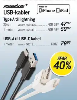 Thansen USB-kabler tilbud