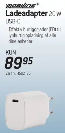 Thansen Ladeadapter 100W 2x USB-C tilbud