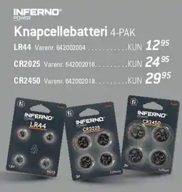 Thansen Knappcellebatteri 4-pak tilbud