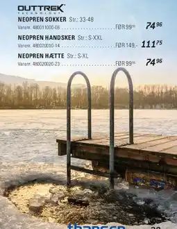 Thansen OUTTREK neoprenudstyr tilbud