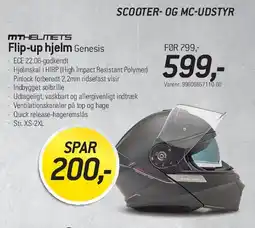 Thansen Flip-up hjelm Genesis tilbud