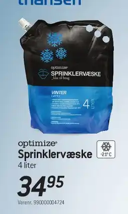 Thansen Sprinklervæske tilbud