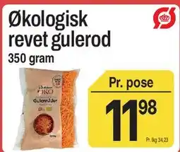 ABC Lavpris Økologisk revet gulerod tilbud