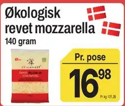 ABC Lavpris Økologisk revet mozzarella tilbud