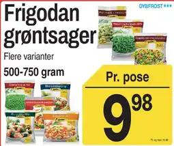 ABC Lavpris Frigodan grøntsager tilbud