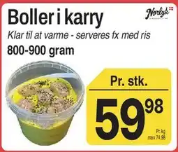 ABC Lavpris Boller i karry tilbud