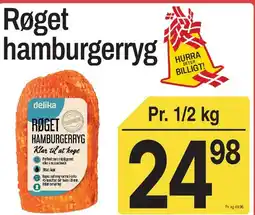 ABC Lavpris Røget hamburgerryg tilbud