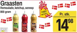 ABC Lavpris Graasten (remoulade, ketchup, sennep) tilbud