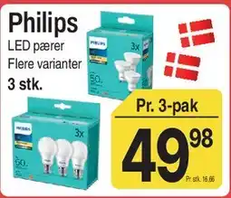ABC Lavpris Philips LED pærer tilbud