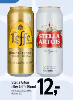 Føtex Stella Artois eller Leffe Blond tilbud