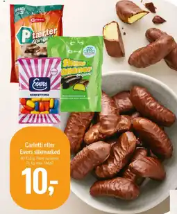 Føtex Carletti eller Evers slikmarked tilbud