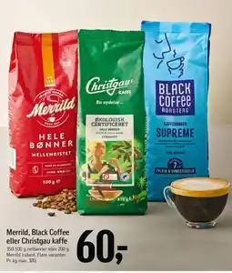 Føtex Merrild, Black Coffee eller Christgau kaffe tilbud