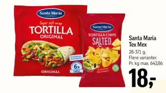 Føtex Santa Maria Tex Mex tilbud