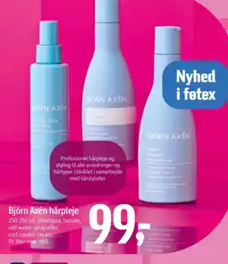 Føtex Björn Axén hårpleje tilbud