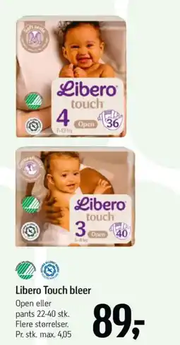 Føtex Libero Touch bleer tilbud