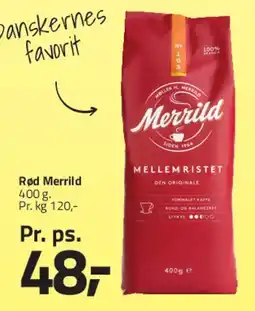 Fleggaard Rød Merrild (mellemristet) tilbud