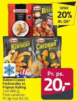 Fleggaard Daloon Classic Forårsruller / Frippo Kylling tilbud