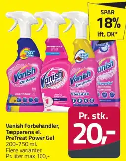 Fleggaard Vanish forbehandler / Pre-treat Power Gel tilbud