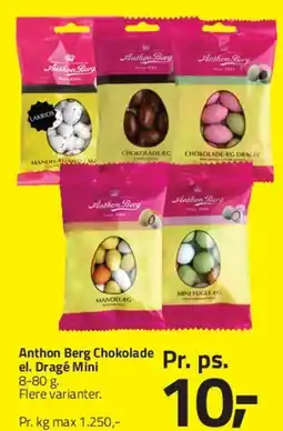 Fleggaard Anthon Berg Chokolade / Dragé Mini tilbud