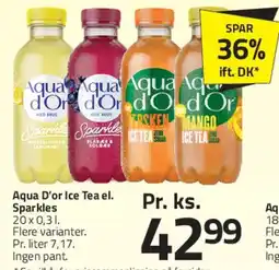 Fleggaard Aqua d'or Ice Tea / Sparkles tilbud