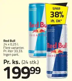 Fleggaard Red Bull (24 stk.) tilbud