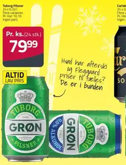 Fleggaard Tuborg Grøn Pilsner tilbud