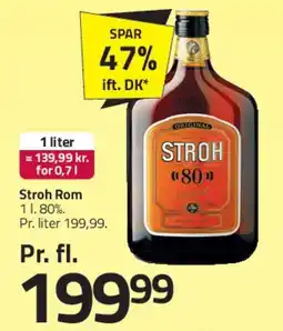 Fleggaard Stroh Rom (1 liter) tilbud