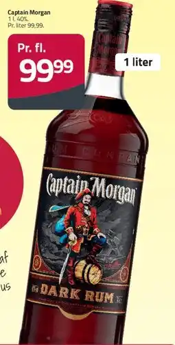 Fleggaard Captain Morgan Dark Rum tilbud
