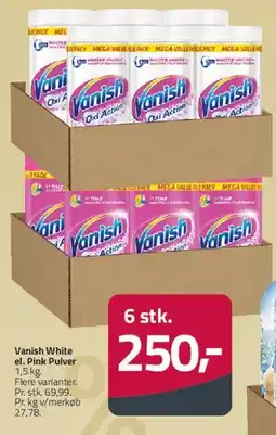 Fleggaard Vanish White / Pink Pulver tilbud