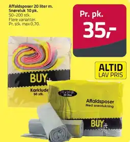 Fleggaard Affaldsposer (snøreluk) tilbud