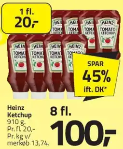 Fleggaard Heinz Ketchup (8 fl.) tilbud