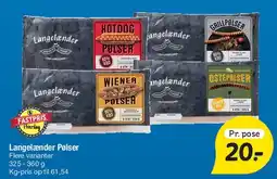 Fakta Tyskland Langelænder Pølser tilbud
