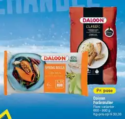 Fakta Tyskland Daloon - Forårsruller / Spring Rolls tilbud