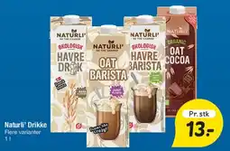 Fakta Tyskland Naturli' / Naturlí Drikke (havredrik / oat) tilbud