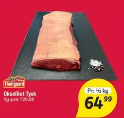 Fakta Tyskland Oksefilet Tysk tilbud