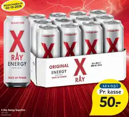 Fakta Tyskland X-Ray Energy Sugarfree tilbud