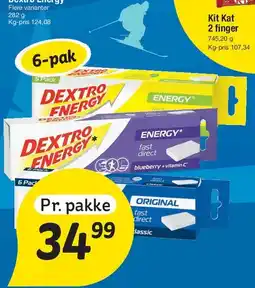 Fakta Tyskland Dextro Energy tilbud