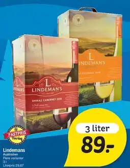 Fakta Tyskland Lindemans tilbud