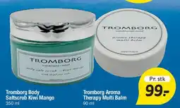 Fakta Tyskland Tromborg Body Salt Scrub & Aroma Therapy Multi Balm tilbud