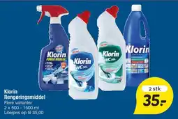 Fakta Tyskland Klorin Rengøringsmiddel tilbud