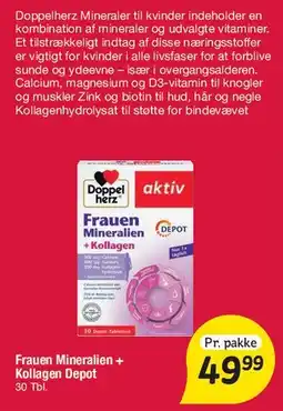Fakta Tyskland Frauen Mineraler + Kollagen Depot tilbud