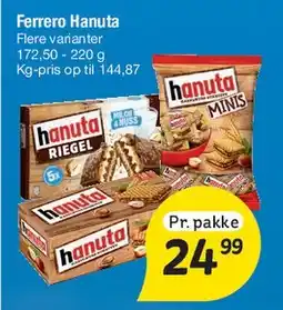 Fakta Tyskland Ferrero Hanuta tilbud